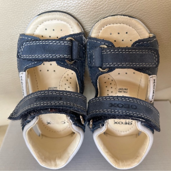 Geox baby leather shoes first steps size 19 - Picture 9 of 10